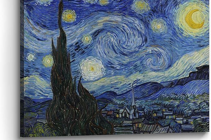 Starry Night Canvas Wall Art: A Dreamy Touch for Your Space
