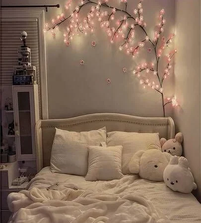 Cherry Enchanted Willow Vine Lights: A Fairytale Glow for Your Space 🌸✨